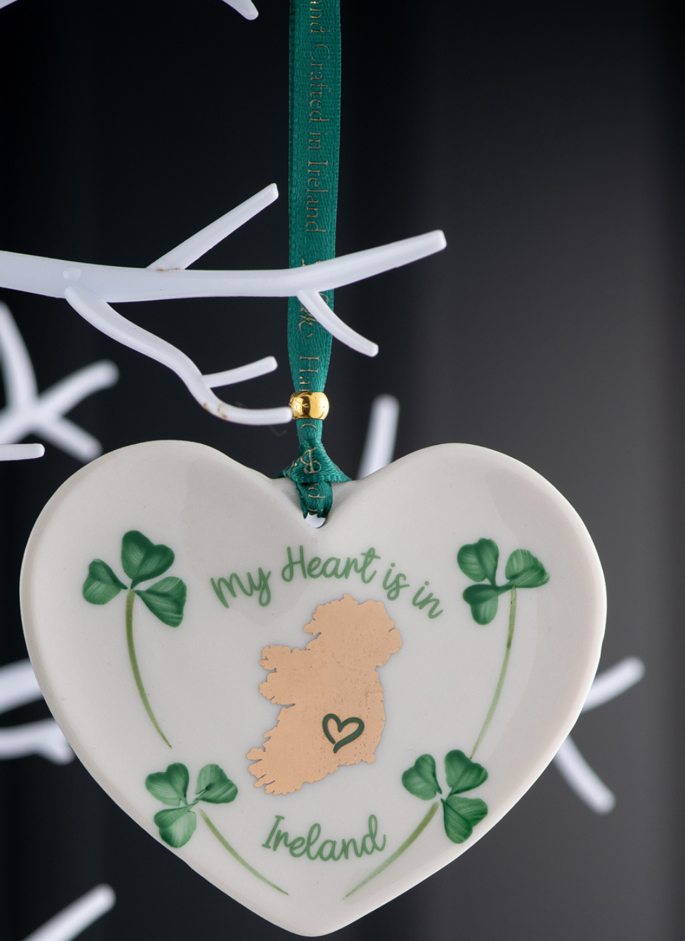 My Heart is in Ireland Hanging Ornament